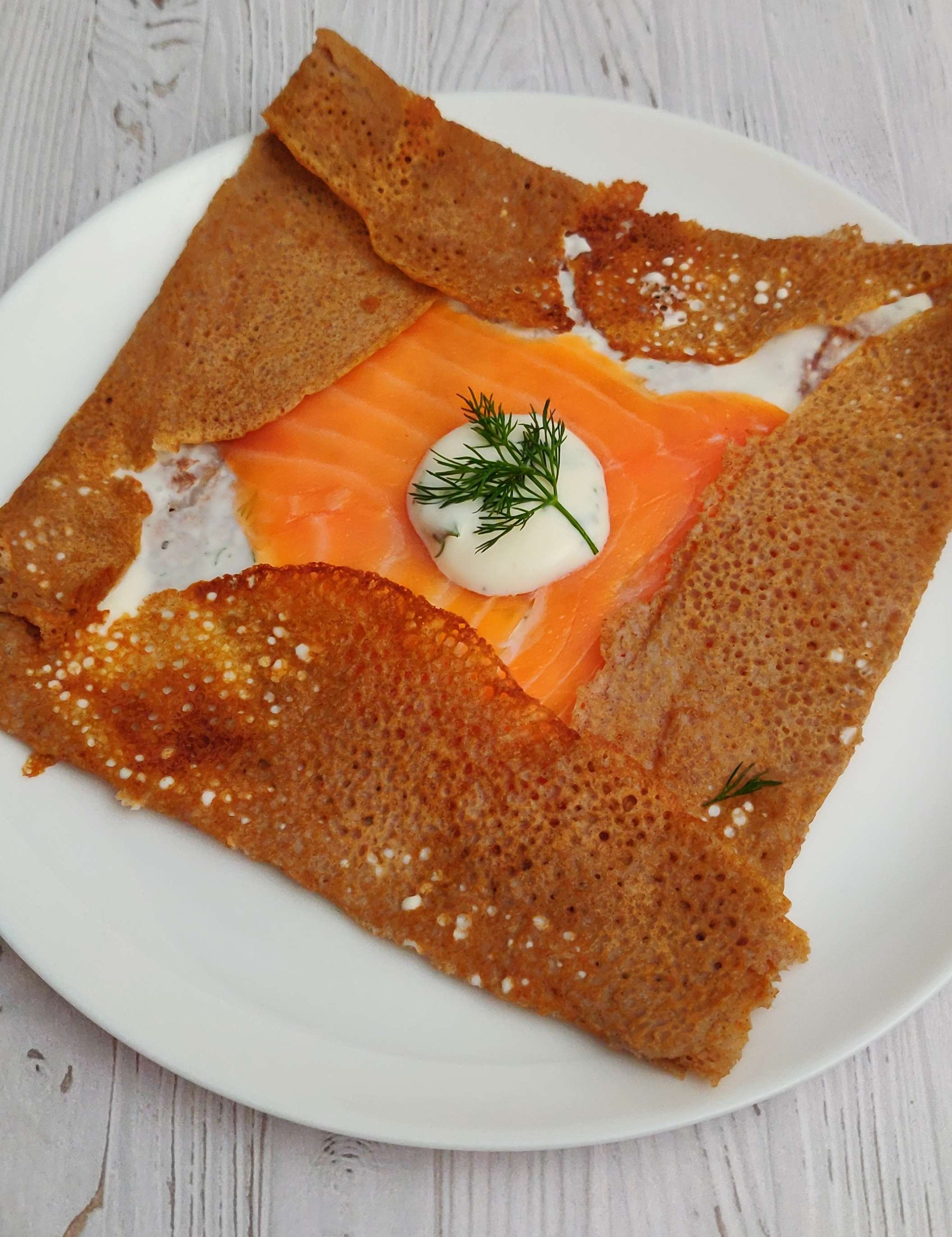 Galette au saumon