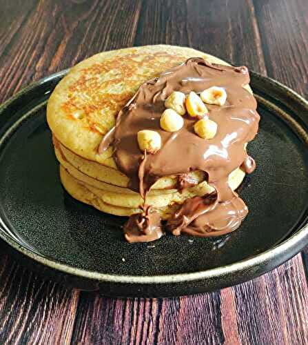 Pancakes aux noisettes (sans gluten et sans lactose)