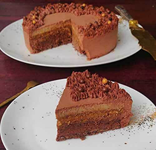 Entremets Abellana (noisette chocolat tonka)