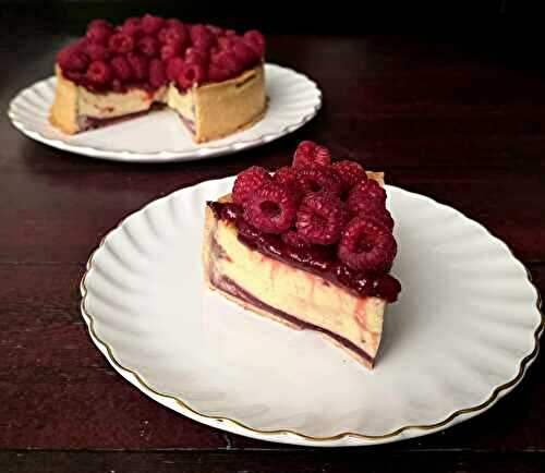 Flan pâtissier vanille framboises