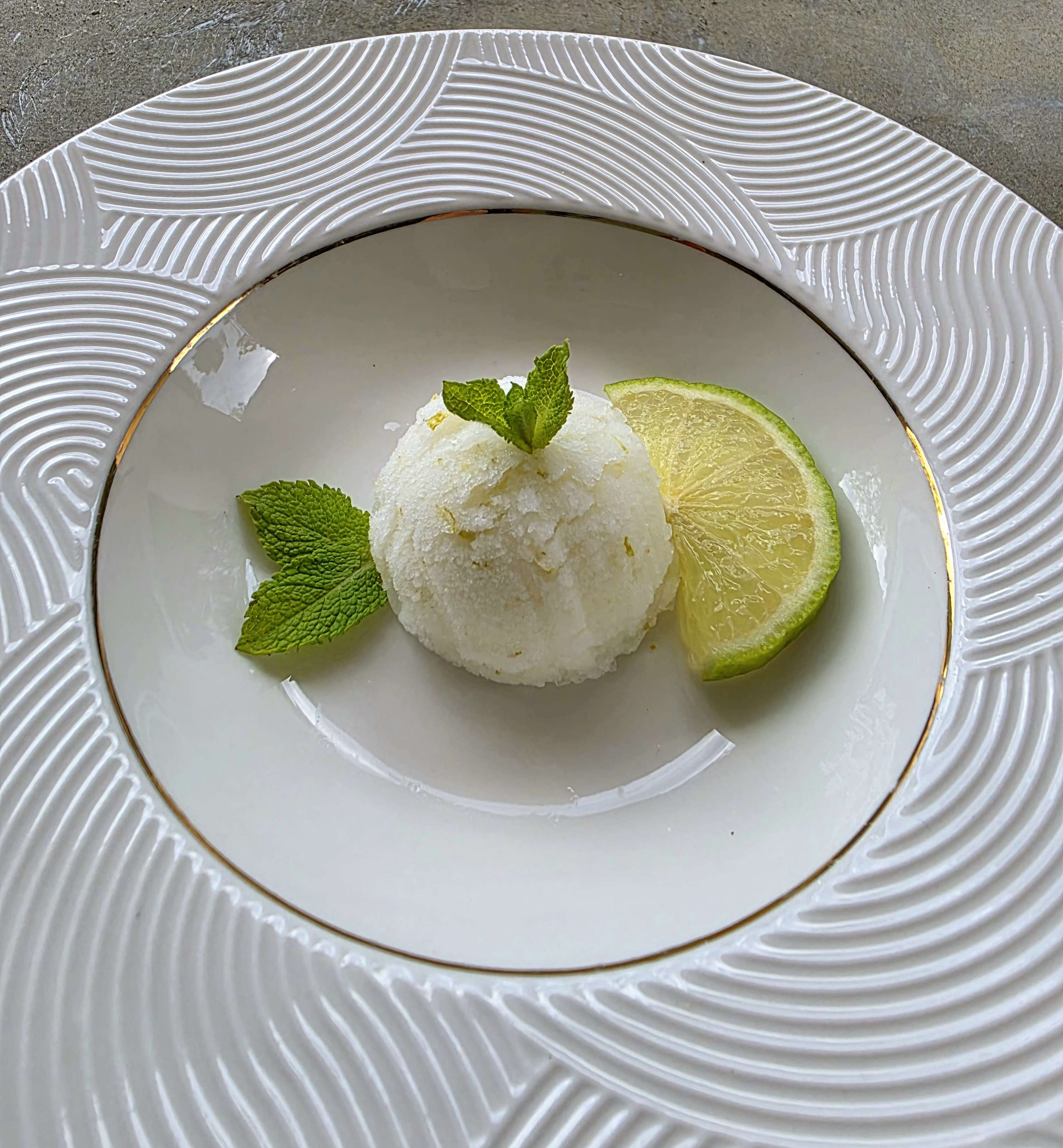 Sorbet mojito