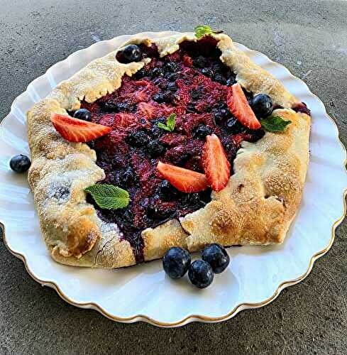 Tarte rustique aux fruits rouges