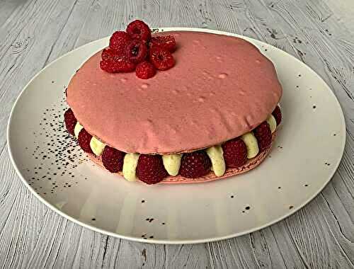 Macaron framboise coquelicot
