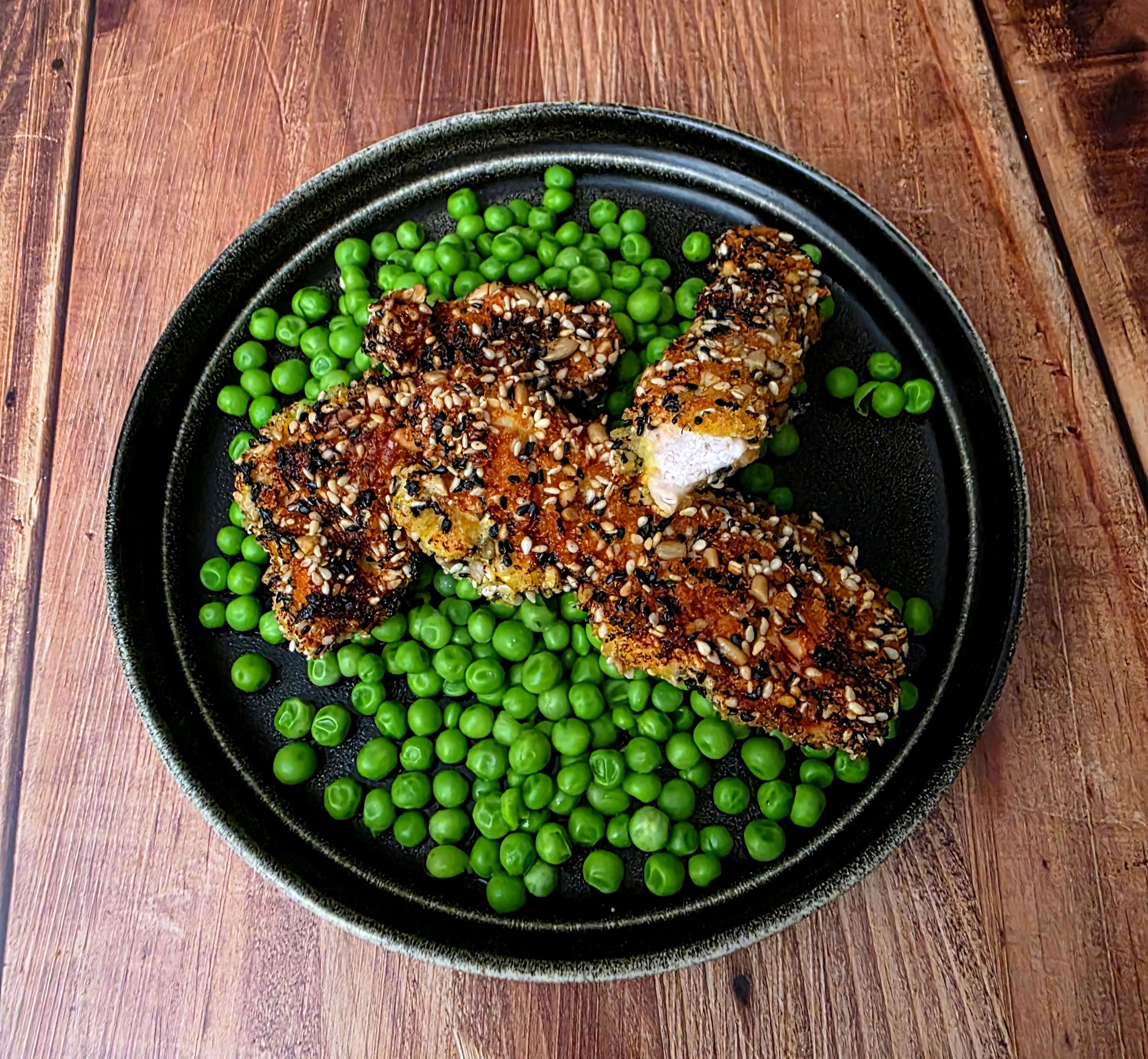 Aiguillettes de poulet panées aux graines