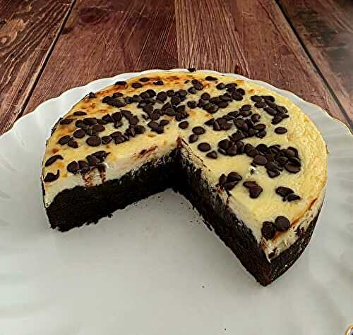 Brownie cheesecake