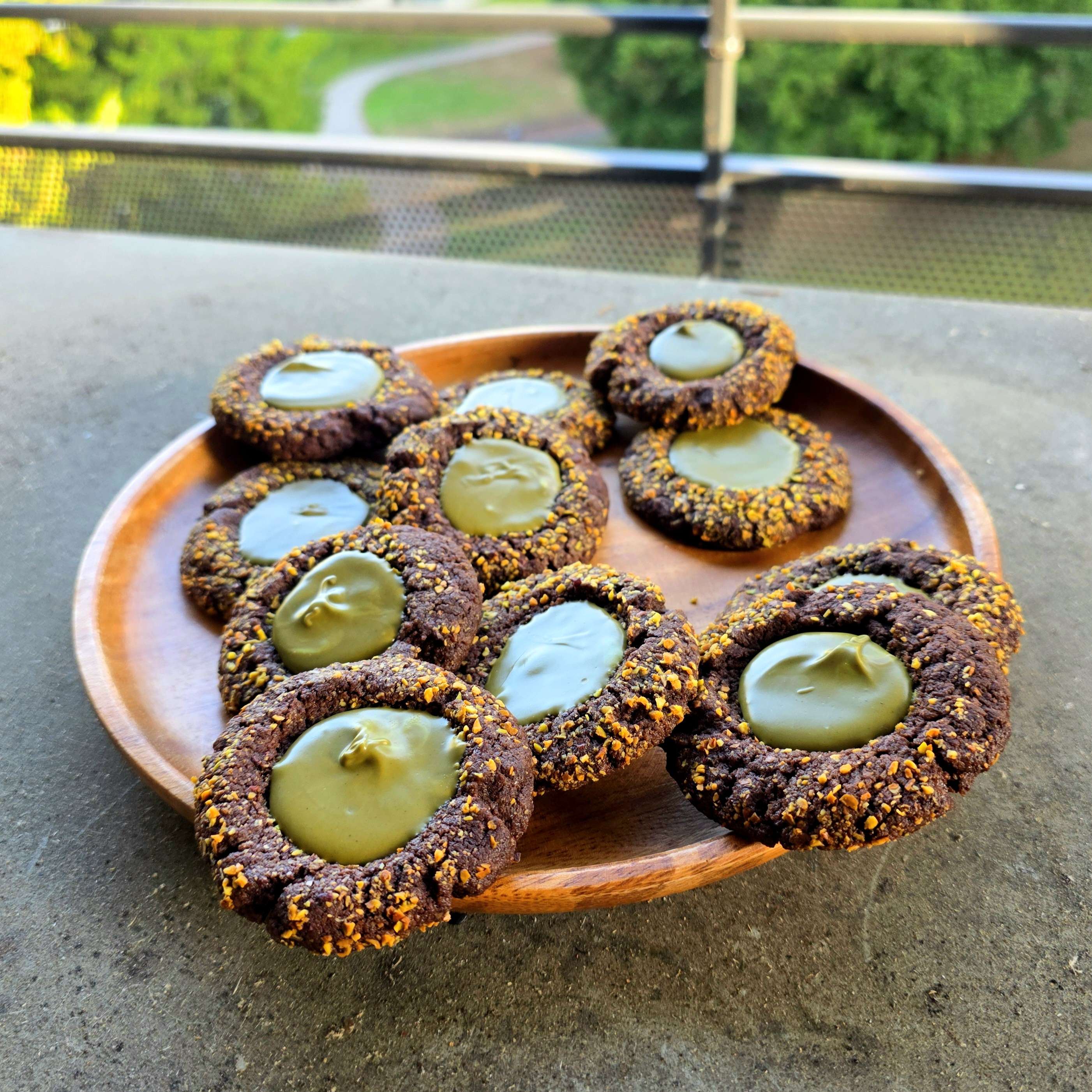 Thumbprints cacao pistache