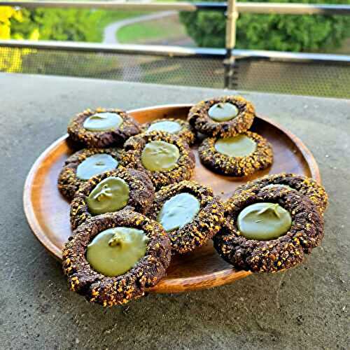 Thumbprints cacao pistache