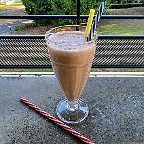 Smoothie banane amande nutella