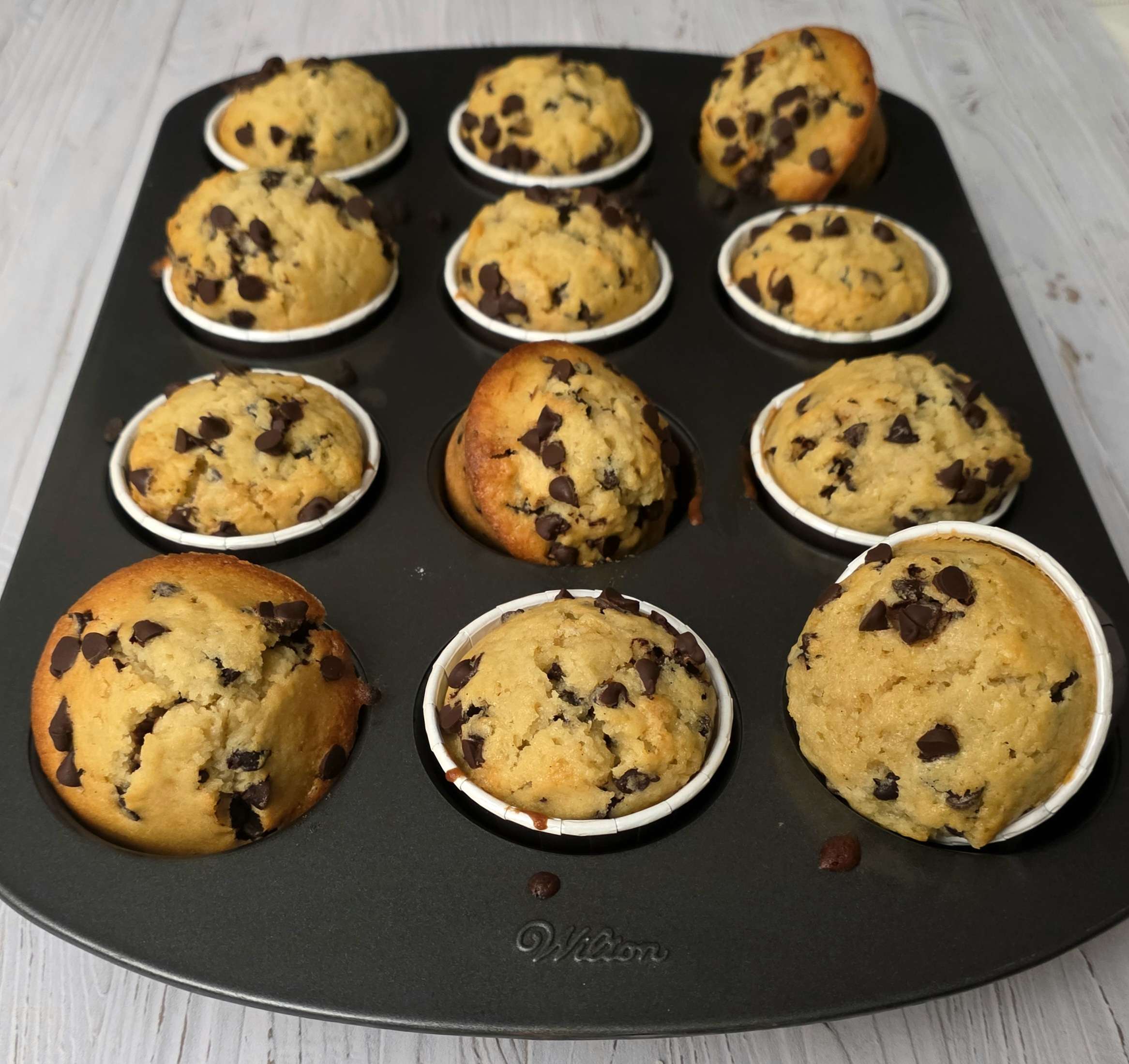Muffins aux pépites de chocolat