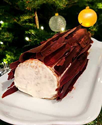 Bûche marron mandarine inspiration Claire Heitzler