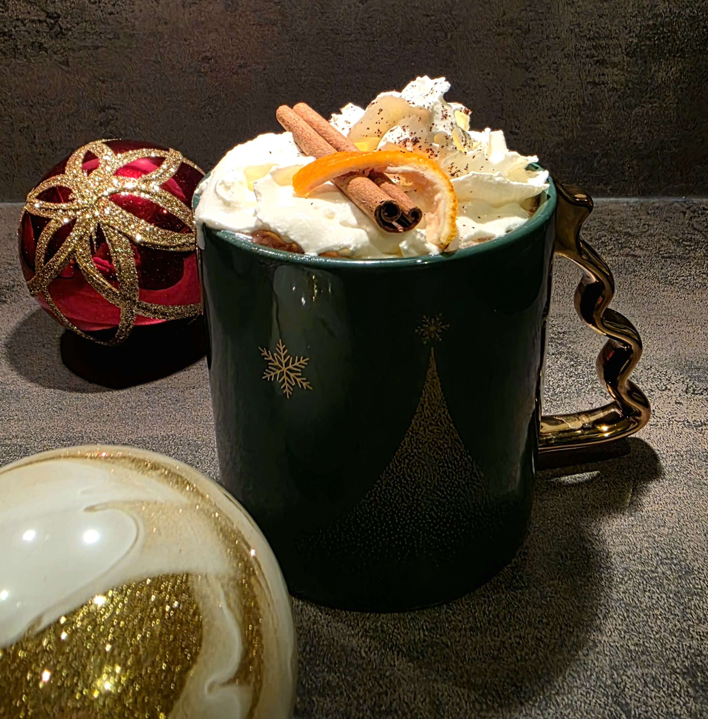 Chocolat chaud à la clémentine