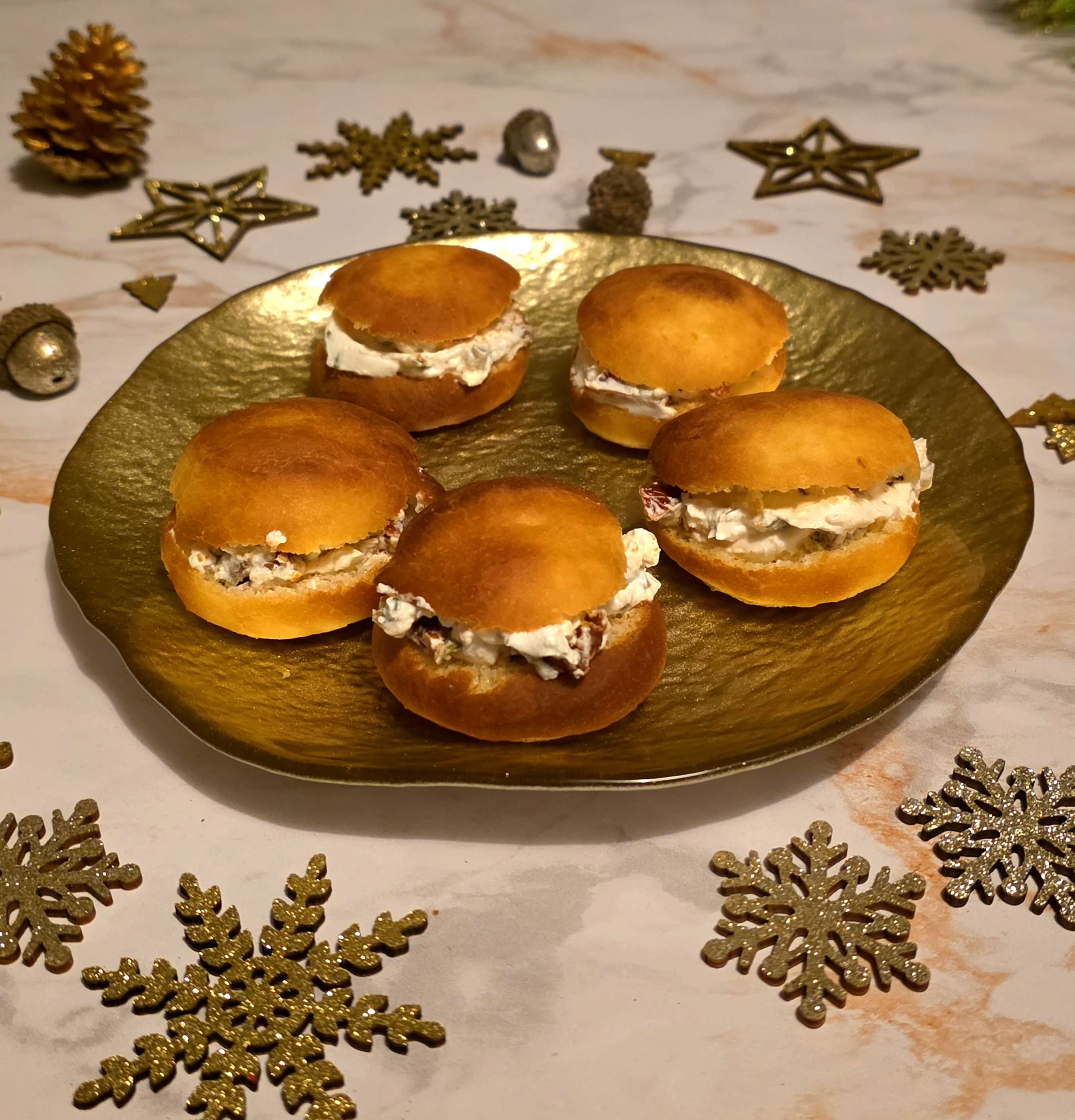 Mini burgers chèvre tomates confites