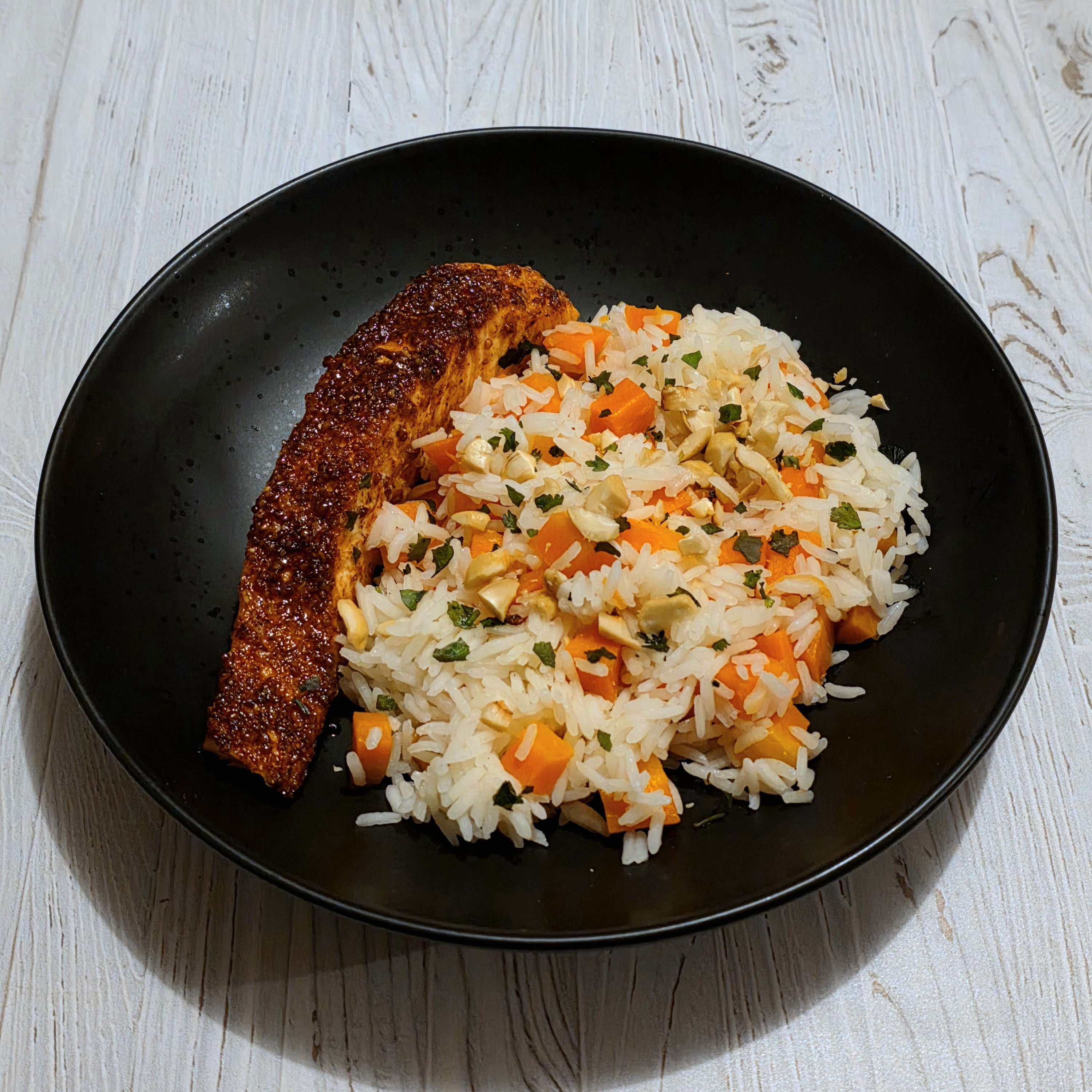 Saumon moutarde à l’ancienne et miel