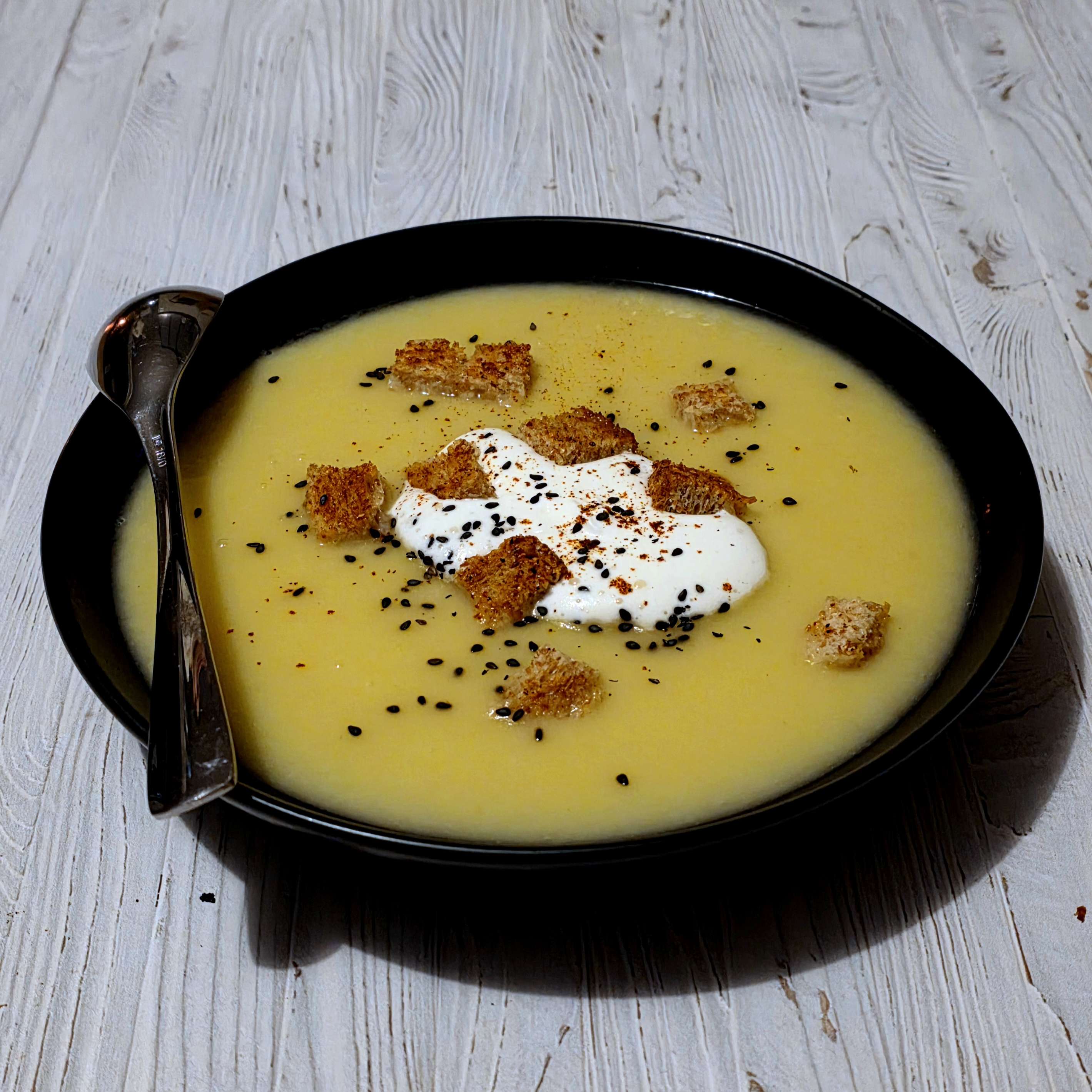 Soupe poireaux pommes de terre de Cyril Lignac
