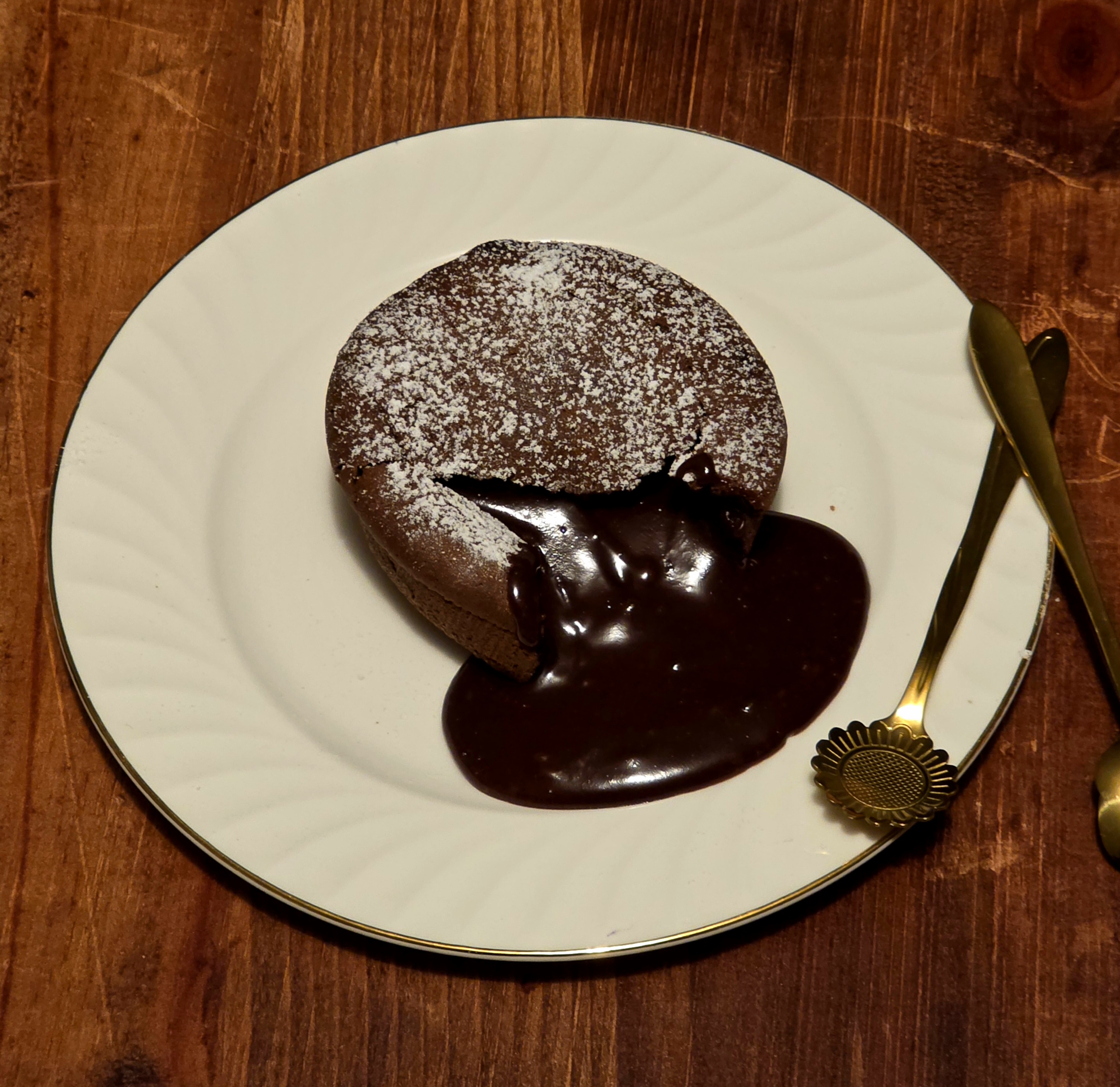 Mi-cuit au chocolat à l’airfryer