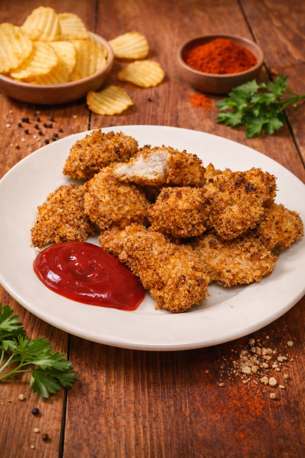 Poulet croustillant sucré-salé