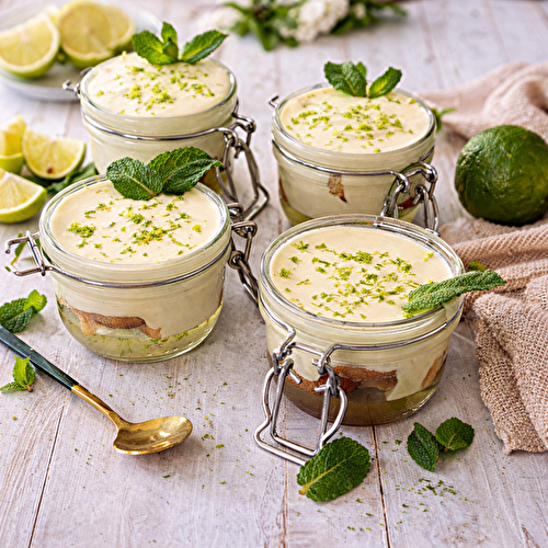 Tiramisu menthe citron vert de Michalak