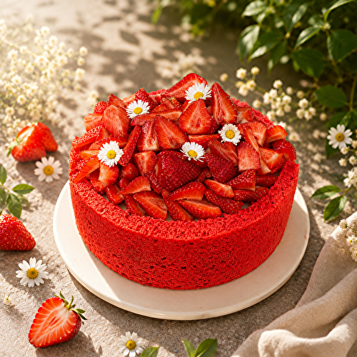 Charlotte aux fraises façon Nicolas Bacheyre