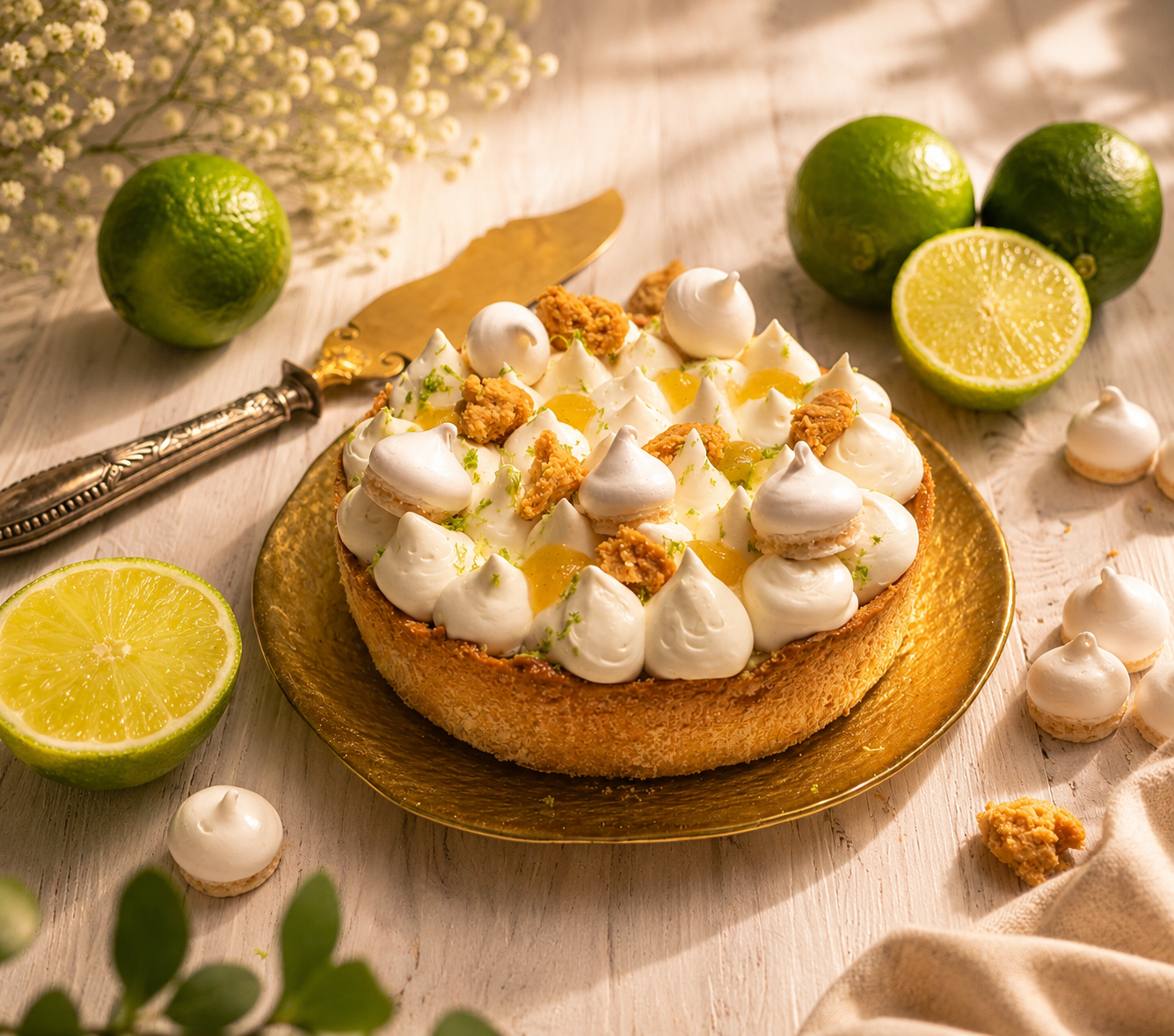 Tarte citron vert de Jeffrey Cagnes