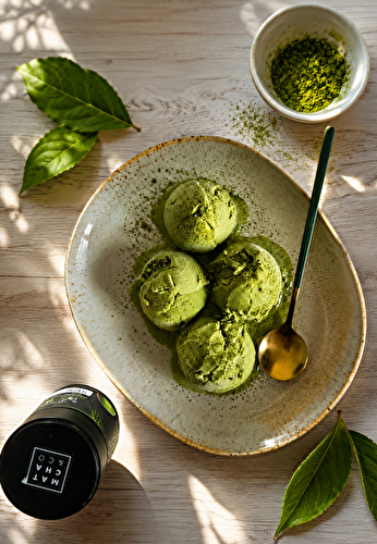 Glace matcha