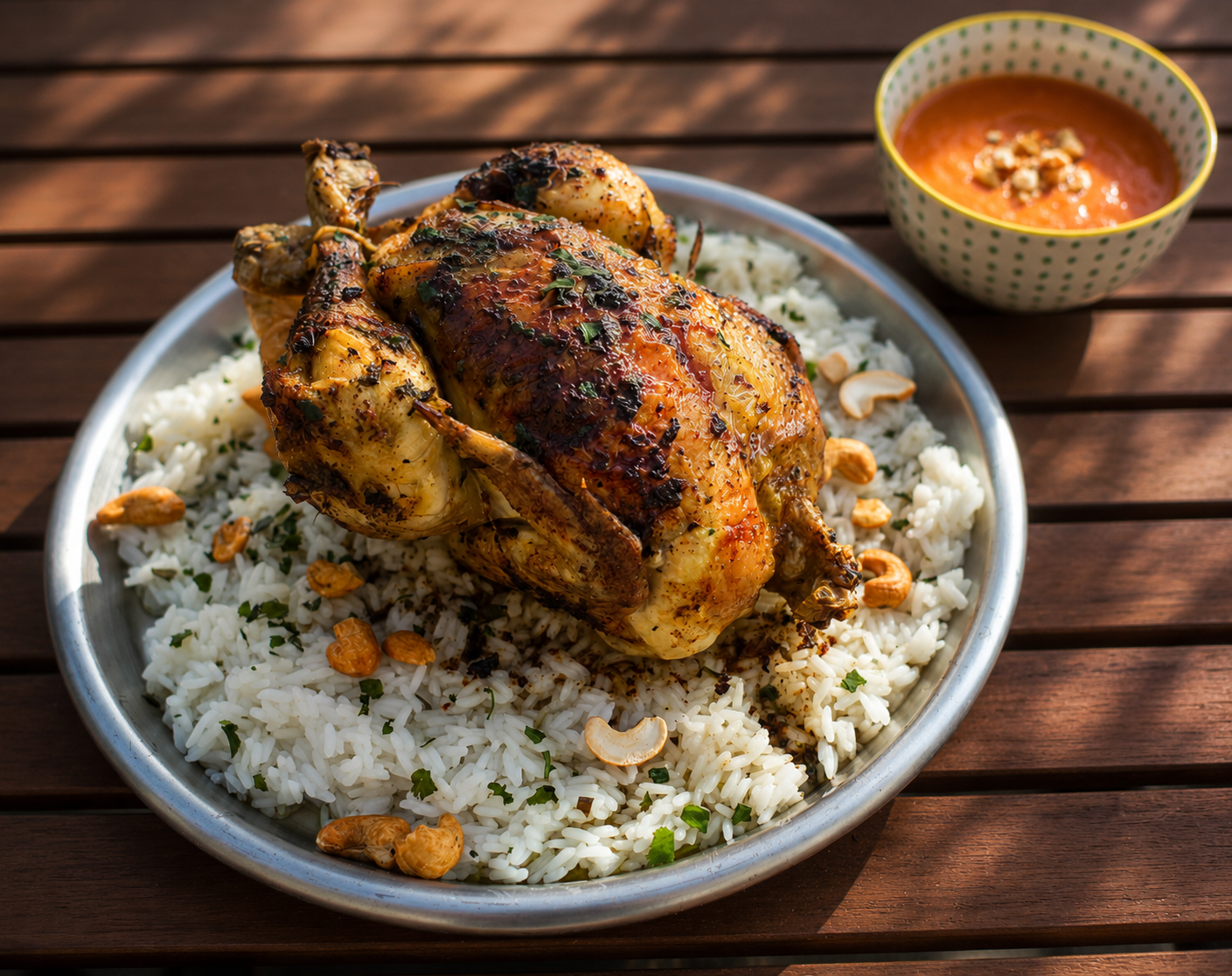 Poulet rôti « à l’indienne »