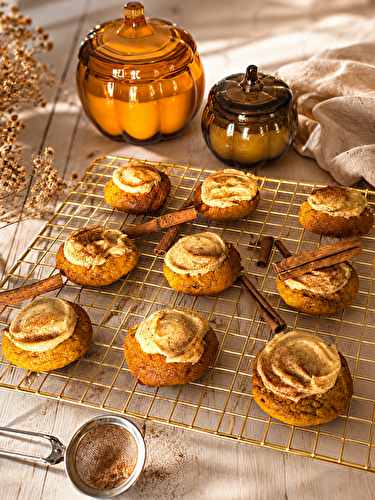 Biscuits potiron et glaçage au beurre noisette