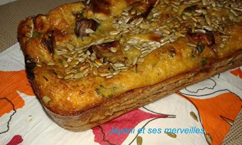 Cake d'aubergines au poulet