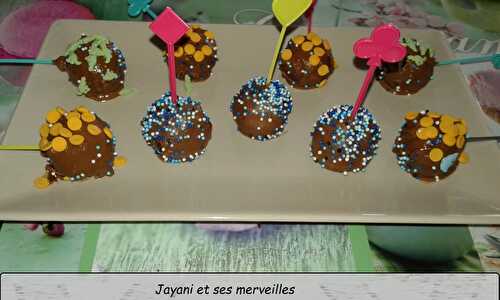 Cakes pops au pain d'épice