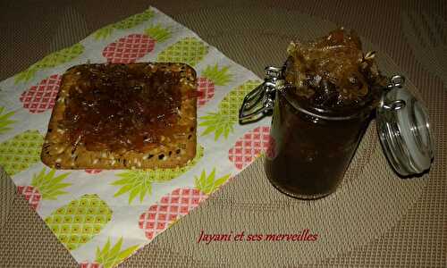 Confiture papaye à la vanille