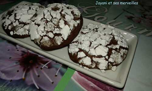 Crinkles chocolat - Jayani et ses merveilles
