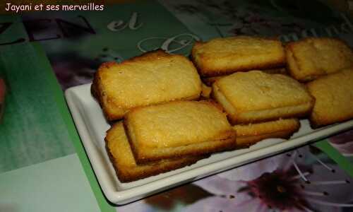 Financiers chocolat amande