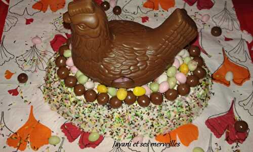Gâteau moelleux au chocolat de Pâques - Jayani et ses merveilles