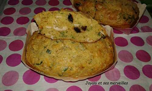 Mini-cakes aux blancs de volaille et aux herbes de provences