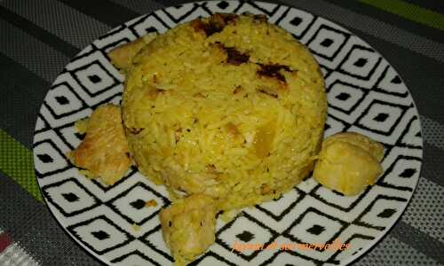 Riz safrané au poulet et citrouille - Jayani et ses merveilles