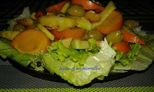 Salade aux fruits version salée