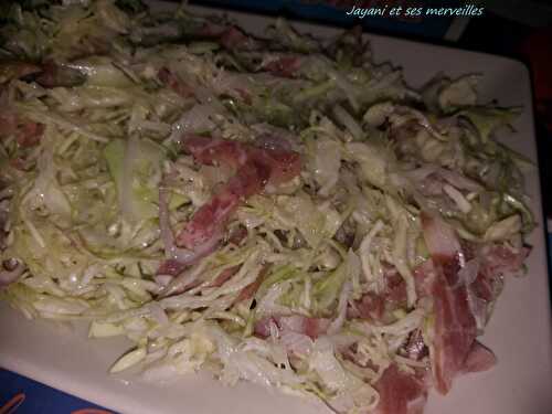 Salade de chou au fromage de tête