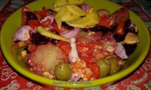 Salade de légumes aux mangues confites - Jayani et ses merveilles
