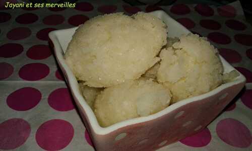 Sorbet au letchis (litchis)