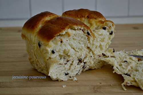 Brioche aux pépites de chocolat