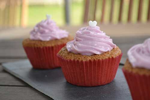 Cupcakes à la fraise - Je cuisine... pour vous !!