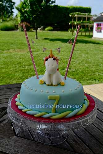 Gâteau "licorne"