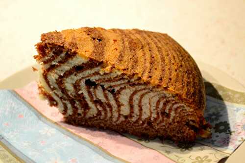 Le Zebra cake de Manue