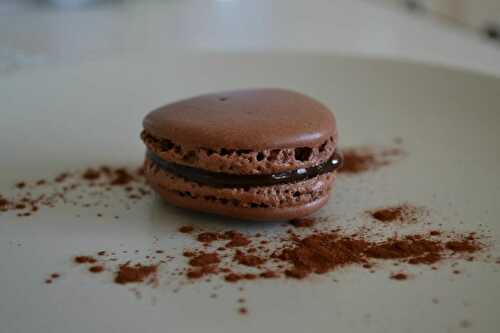 Macarons au chocolat