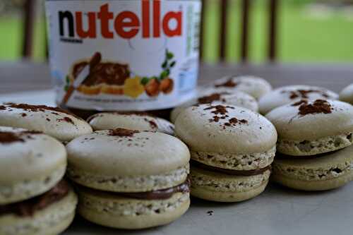 Macarons au Nutella