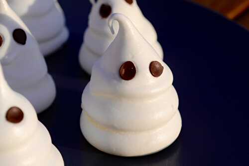 Meringues fantôme pour Halloween