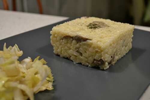 Risotto aux champignons et au parmesan