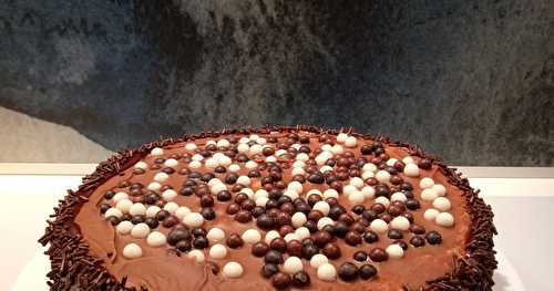 Gâteau chocolat noisette, mon premier drip cake