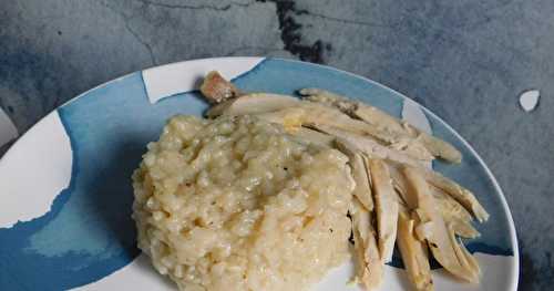 Risotto... sans parmesan... snif... 