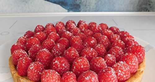 Tarte citron framboises, sans gluten