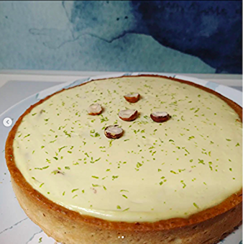 Tarte praliné et citron vert, recette de The French Pâtissier et Muriel Aublet-Cuvelier